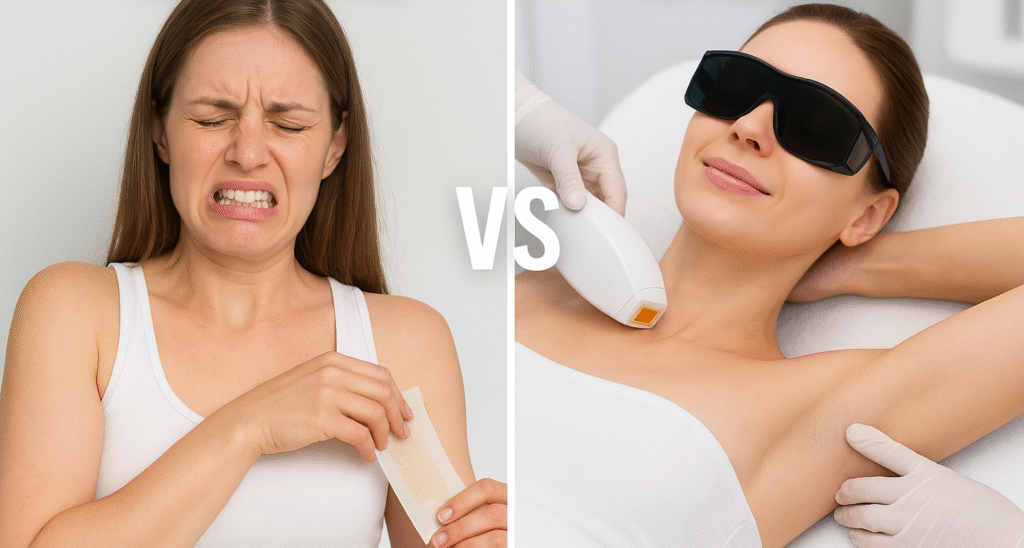 Laser Hair Reduction vs Waxing-Dermis care-porur & Kilpauk